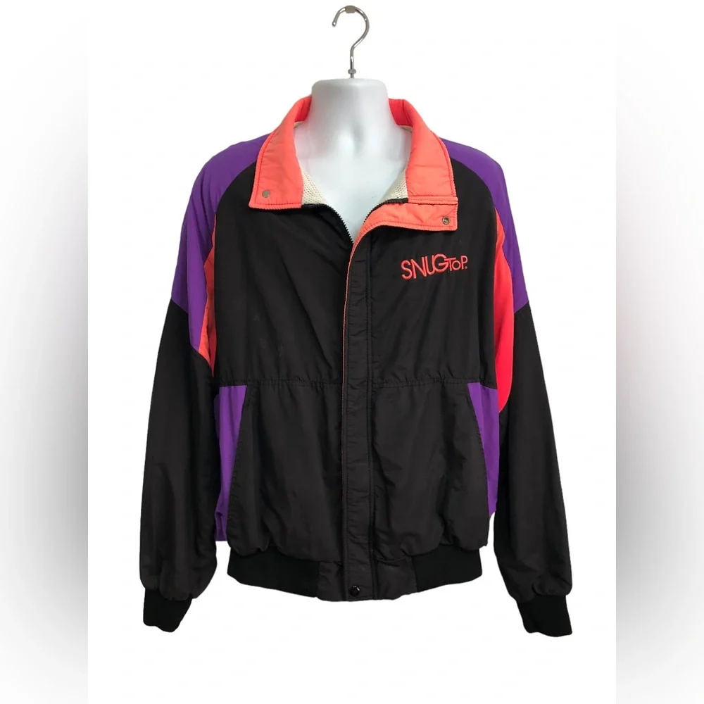 Rare! Vintage 80’s 90’s SNUG TOP Promo Jacket Dunbrooke USA Zip Coat 2XL